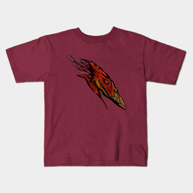 Pterodactyl Kids T-Shirt by ROADKILL EDDIEZ